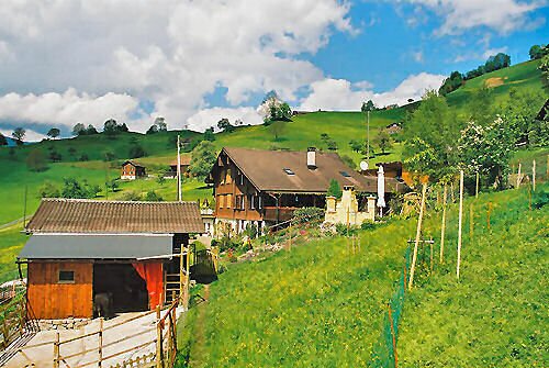 location vacances Ferienhaus in Giswil mit Lamazucht und Lamatrekking, Suisse centrale