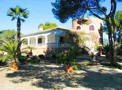 location vacances PM 645 Gepflegte Ferienvilla mit Pool, 300m vom Strand fuer 4 oder 6 Pers., Cala Santanyi